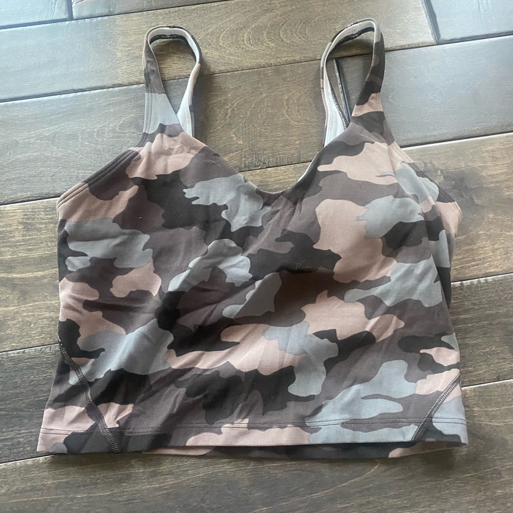 Camouflage Print Tank Top Lululemon Align size 6